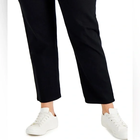 Karen Scott Pull-On Denim Pants - Picture 4 of 5